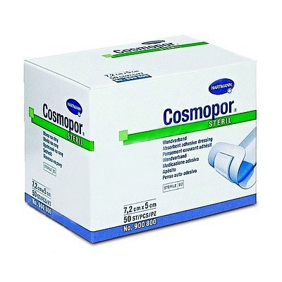 Náplast Hypoalergenní Cosmopor Sterilní 8x15cm,s polštářkem,25ks