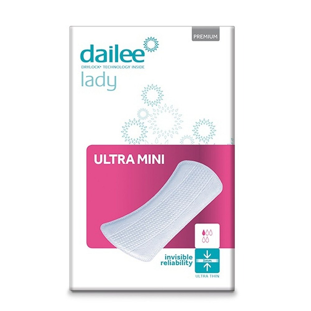 Dailee Lady Premium ultra mini, vložky absorpční, pro ženy, 28ks
