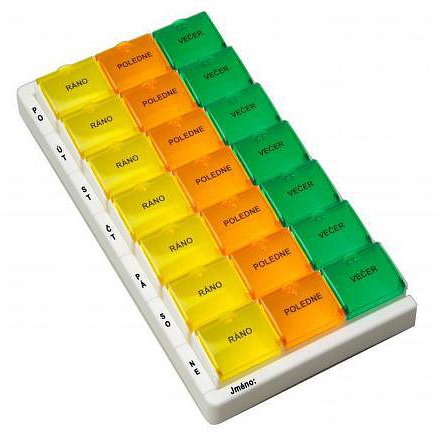 Dávkovač Léků Obzor Typ 03 Týdenní