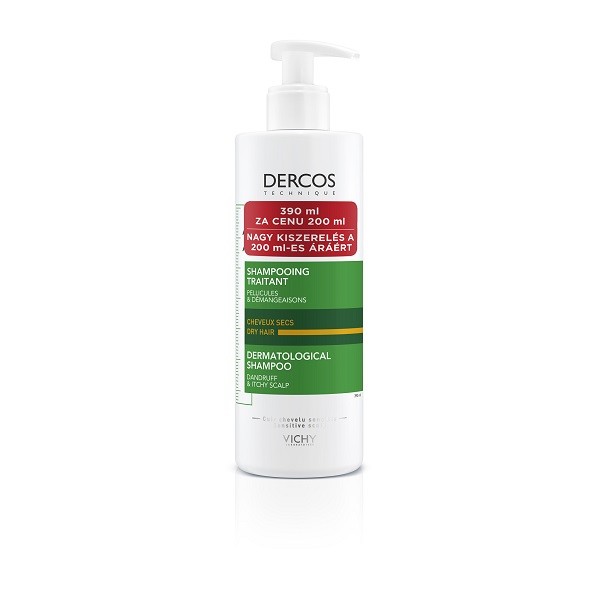 Vichy Dercos šampon Na Suché Lupy 390ml