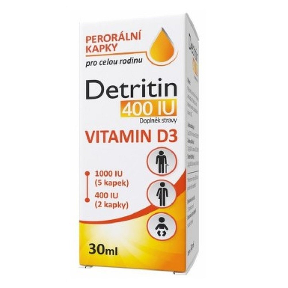 Detritin 400 IU Vitamin D3 kapky 30 ml