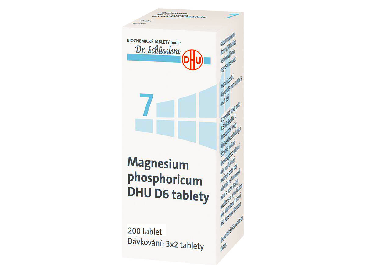 Magnesium Phosphoricum DHU D6(D12) 200 neobalených tablet
