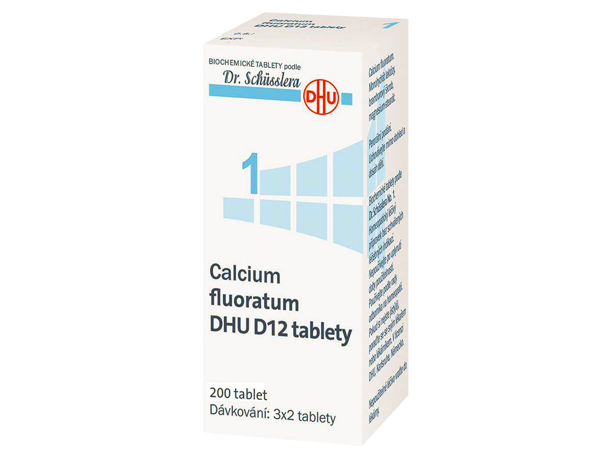 Calcium Fluoratum DHU D12 200 neobalených tablet
