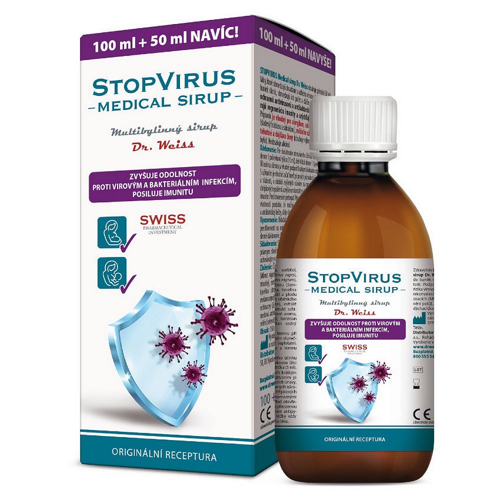 STOPVIRUS Medical sirup Dr. Weiss 100+50ml