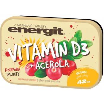 Energit Vitamin D3+acerola Tbl.42