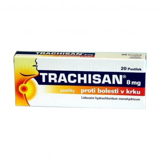 Trachisan 8mg proti bolesti v krku 20 pastilek