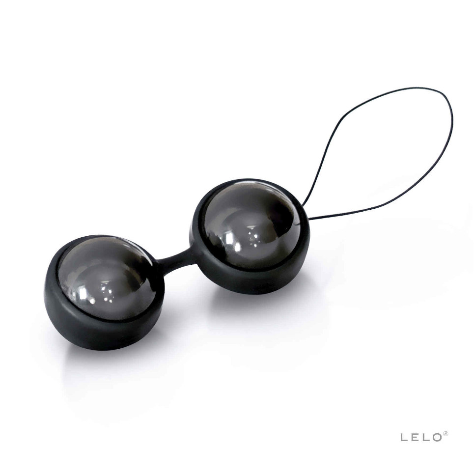 Luna Noir - Luxusní Venušiny Kuličky Lelo černá