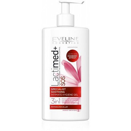 Eveline Lactimed+ Sos Zklidň.intimní Gel 3v1 250ml