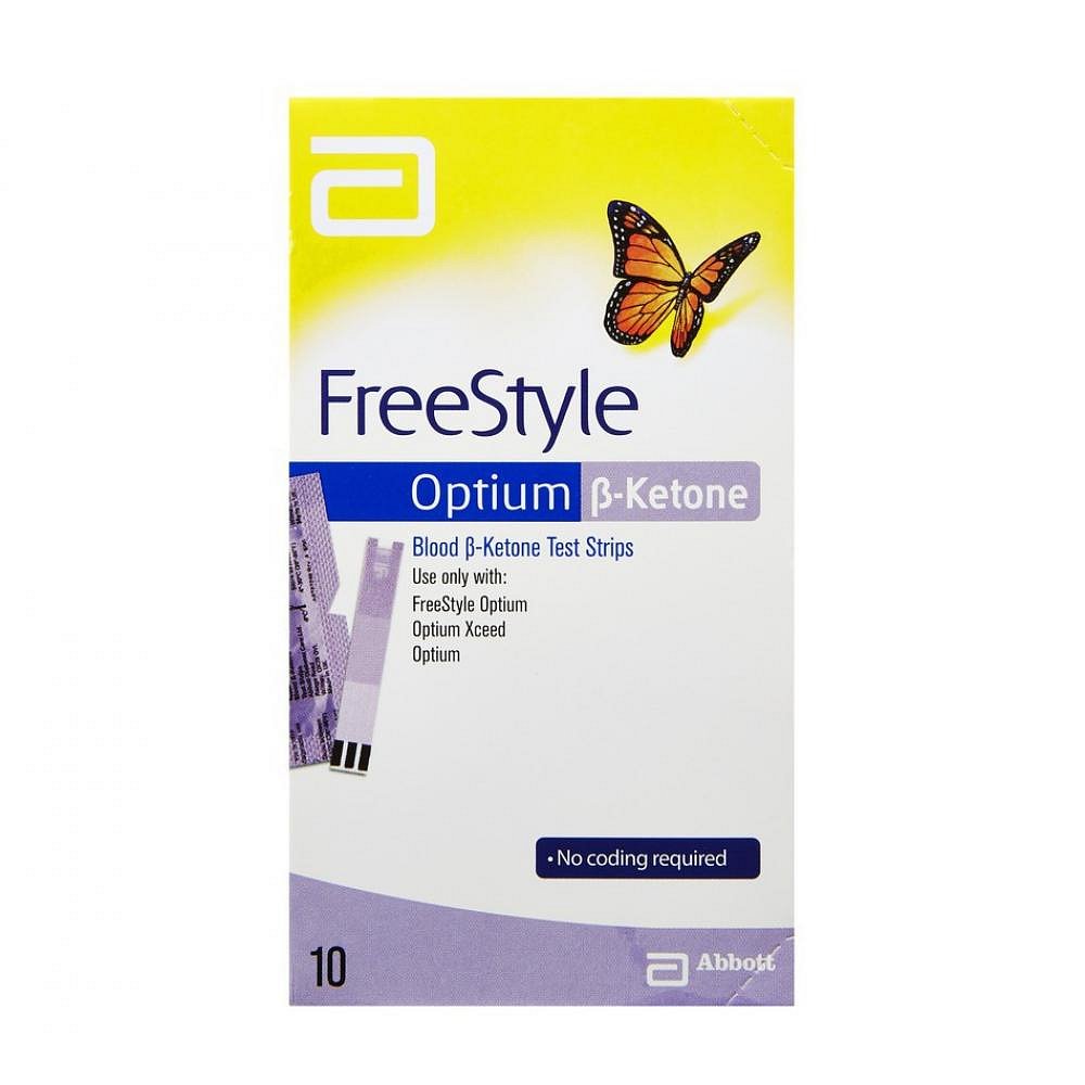 Freestyle Optium testovací Proužky Pro Měření B Ketonů V Krvi 10ks