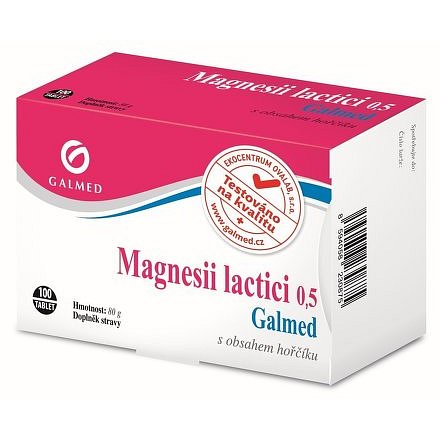Magnesii lactici 0.5g 100 tablet Galmed