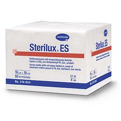 Gáza Skládaná Kompresy Sterilní Sterilux 7,5x7,5cm,8 vrstev,25x2ks