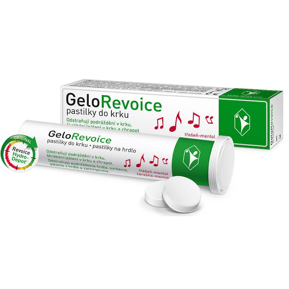 Gelorevoice Pastilky Do Krku Třešeň-mentol 20ks