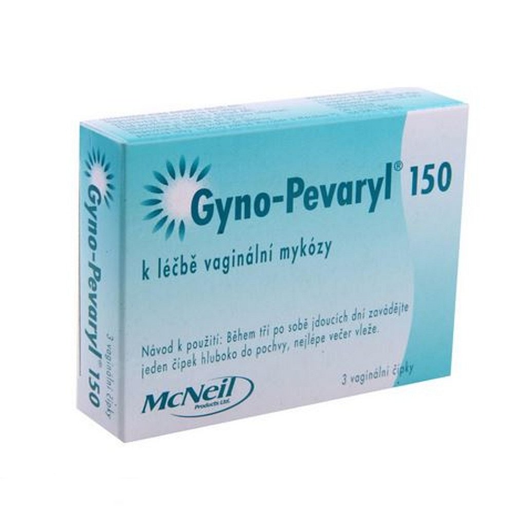 Gyno-pevaryl 150mg 3 vaginálí čípky