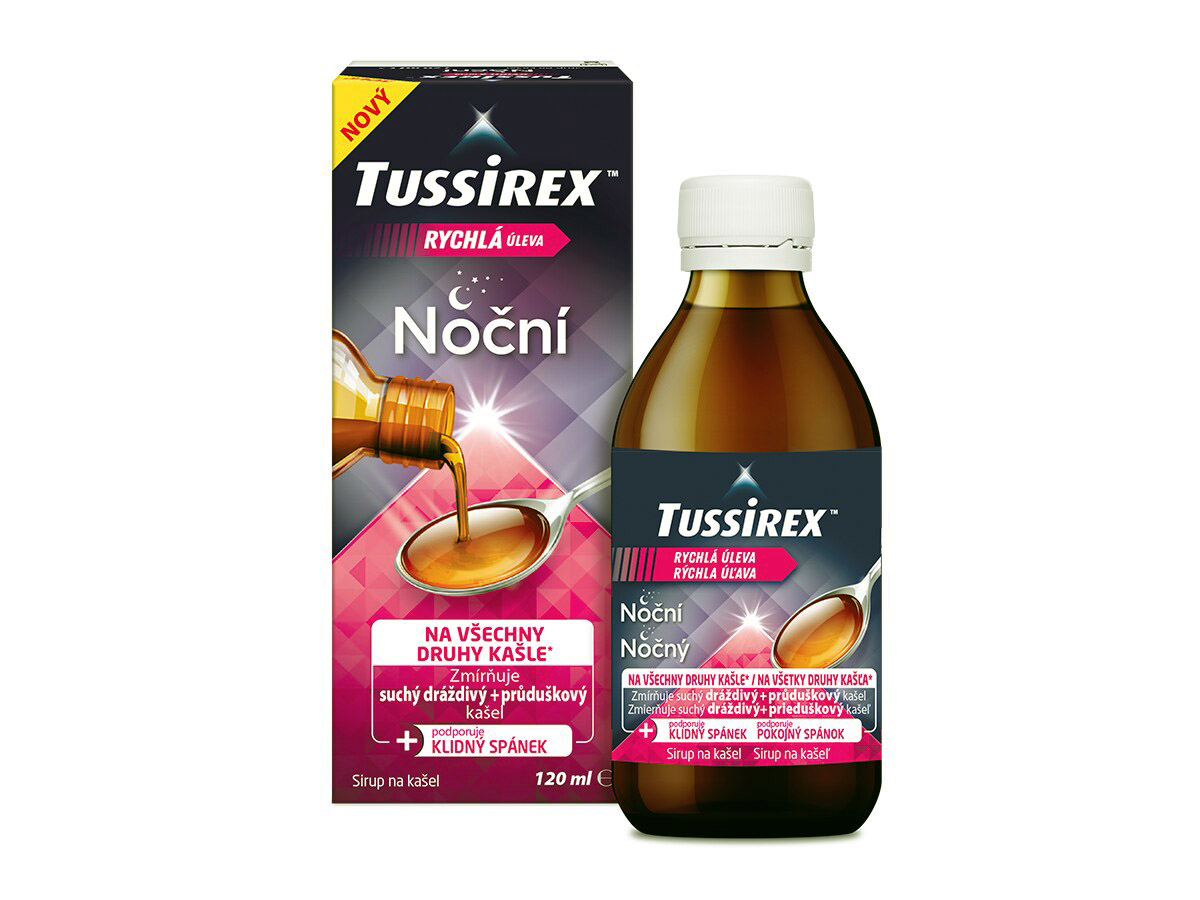 Tussirex Noční Sirup 120ml