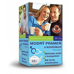 Herbex Modrý pramen s kotvičníkem 20x3g sáčků