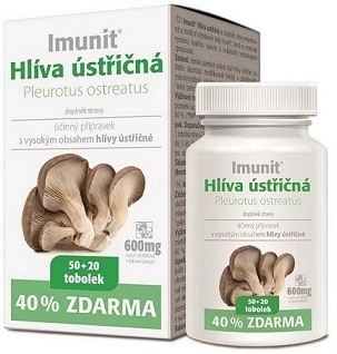 Hlíva ústřičná Imunit 50 + 20 tobolek zdarma