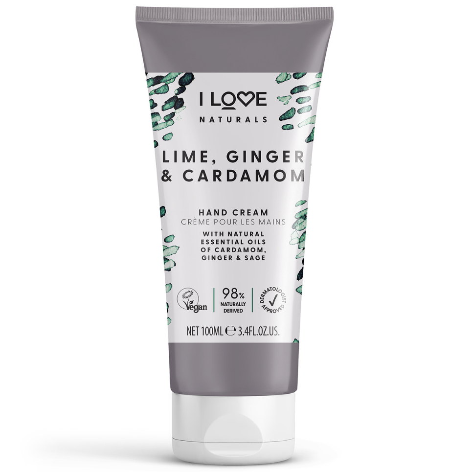 I LOVE Naturals Krém na ruce 100 ml - limetka, zázvor & kardamon