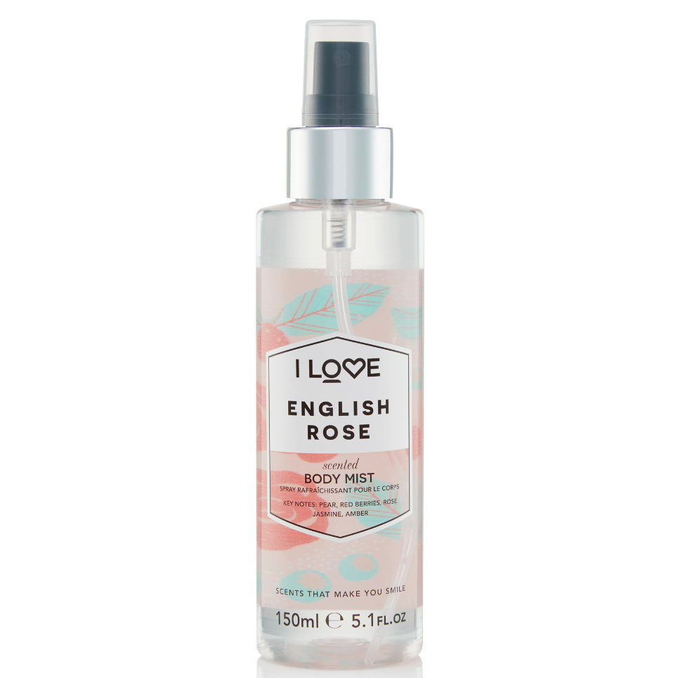 I LOVE Signature Tělový sprej 150 ml - anglická růže