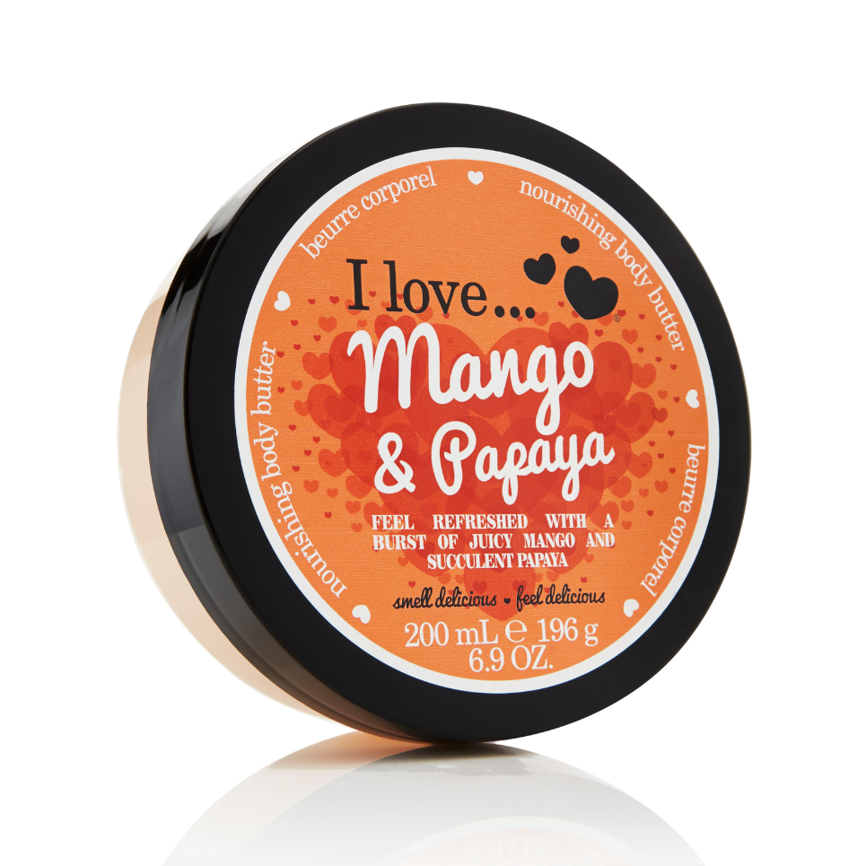I LOVE Tělové máslo 200 ml - mango s papájou
