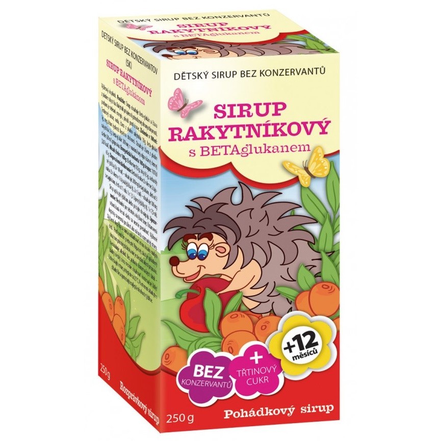 Pohádkový Sirup Rakytníkový S Betaglukanem 250g