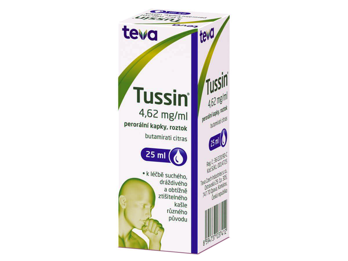 Tussin 4,62mg/ml kapky 25ml