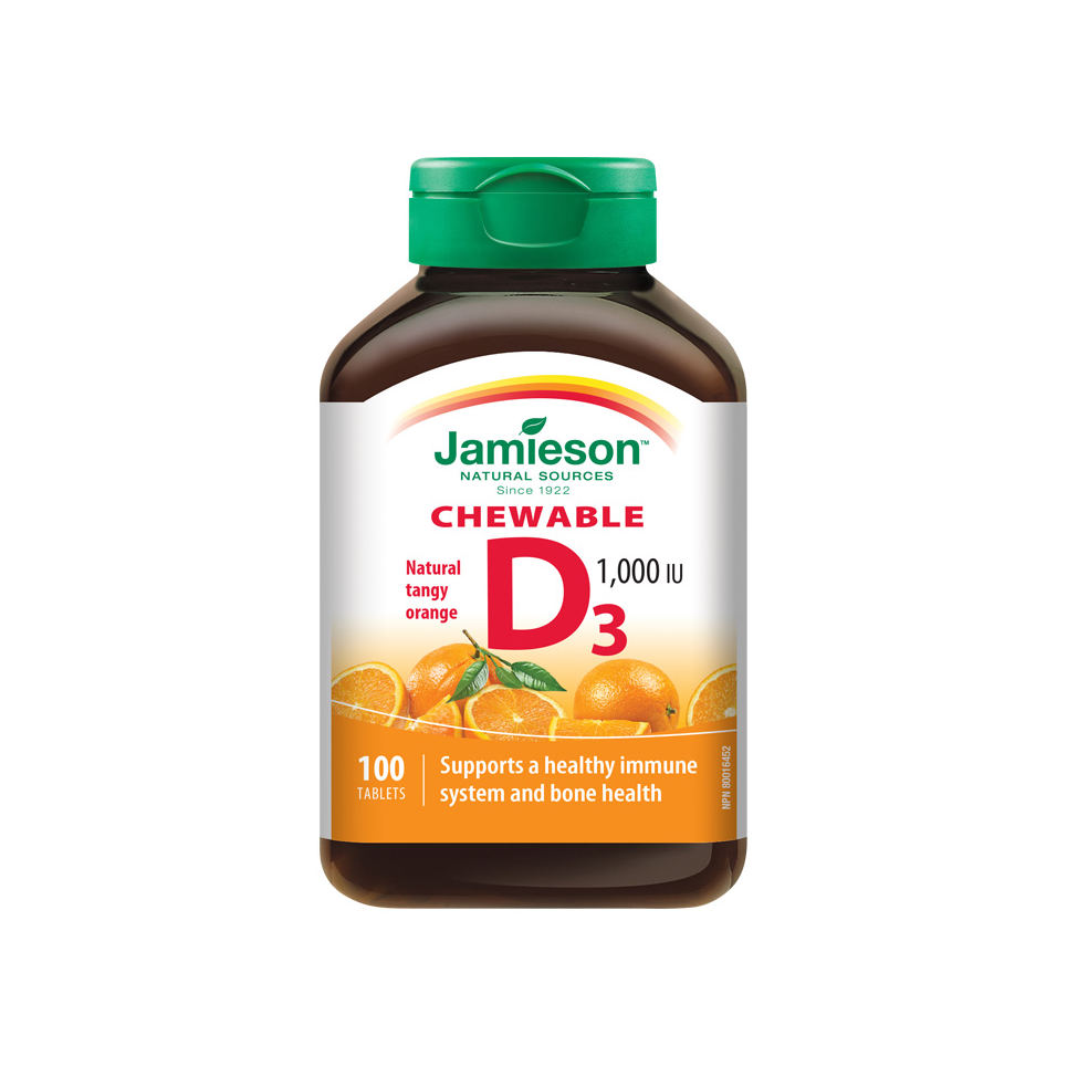 Jamieson Vitamín D3 1000 Iu Pomer.cucací Tbl.10