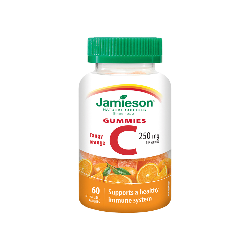Jamieson Vitamín C Gummies Pomeranč Pastilky 60ks