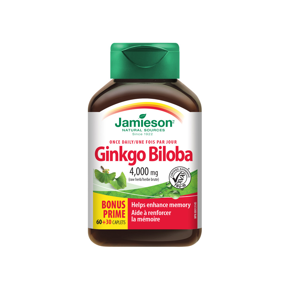 Jamieson Ginkgo Biloba Tbl.90
