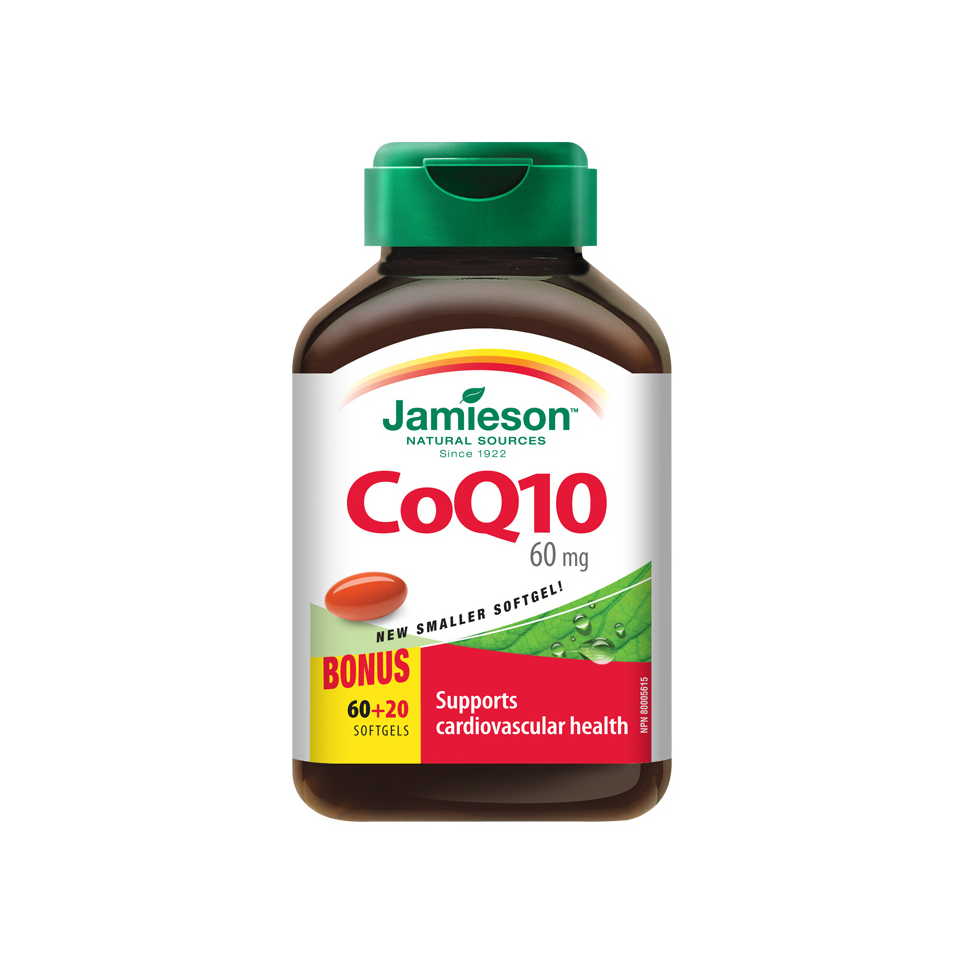 Jamieson Koenzym Q10 60mg Cps.60+20