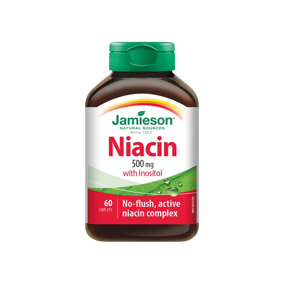 Jamieson Niacin 500mg S Inositolem Tbl.60