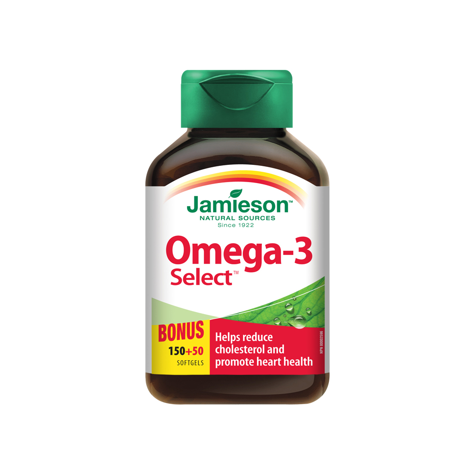 Jamieson Omega-3 Select 1000mg Cps.200
