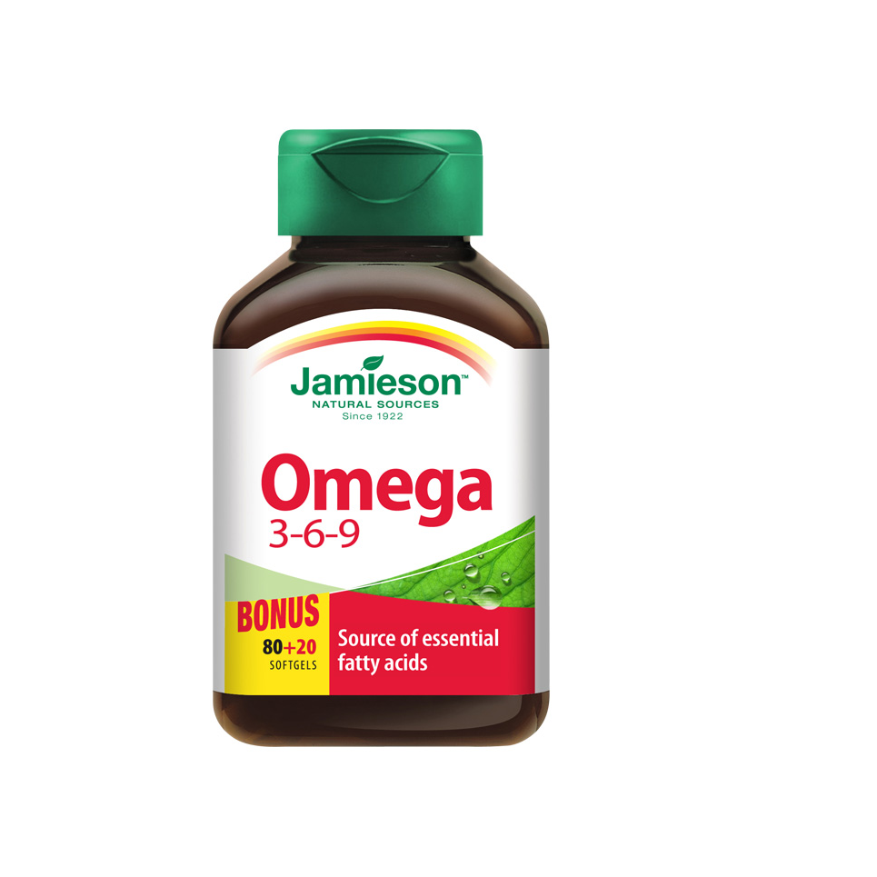 Jamieson Omega 3-6-9 1200mg Cps.100