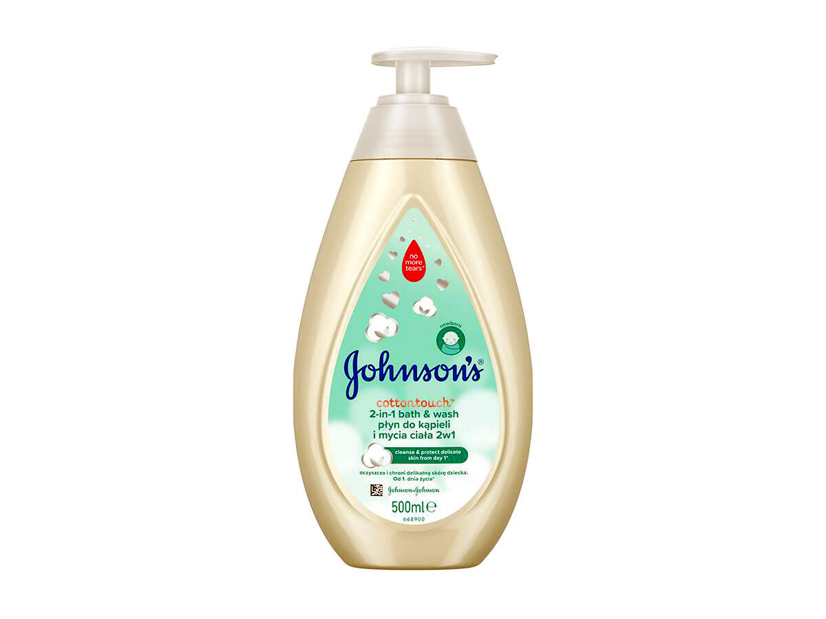 Johnsons Cottontouch Koupel A Mycí Gel 2v1 500ml