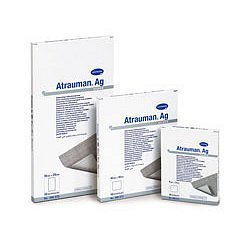 Krytí S Mastí A Stříbrem Atrauman Ag 5x5cm,10ks
