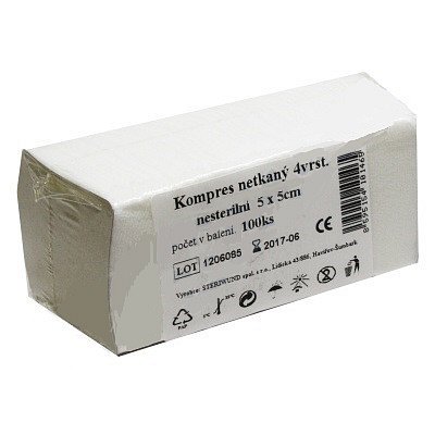 Kompres Netk.text.nest.5x5cm/100ks Steriwund