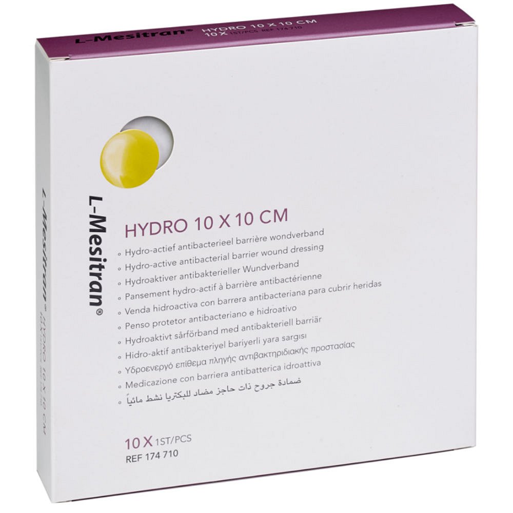 L-Mesitran Hydro hydroaktivní antimikrobiální krytí s lékařským medem