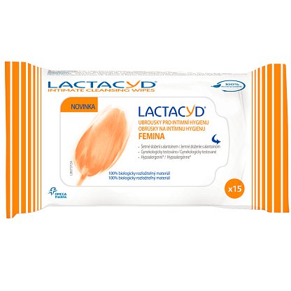 Lactacyd Ubrousky Femina 15ks