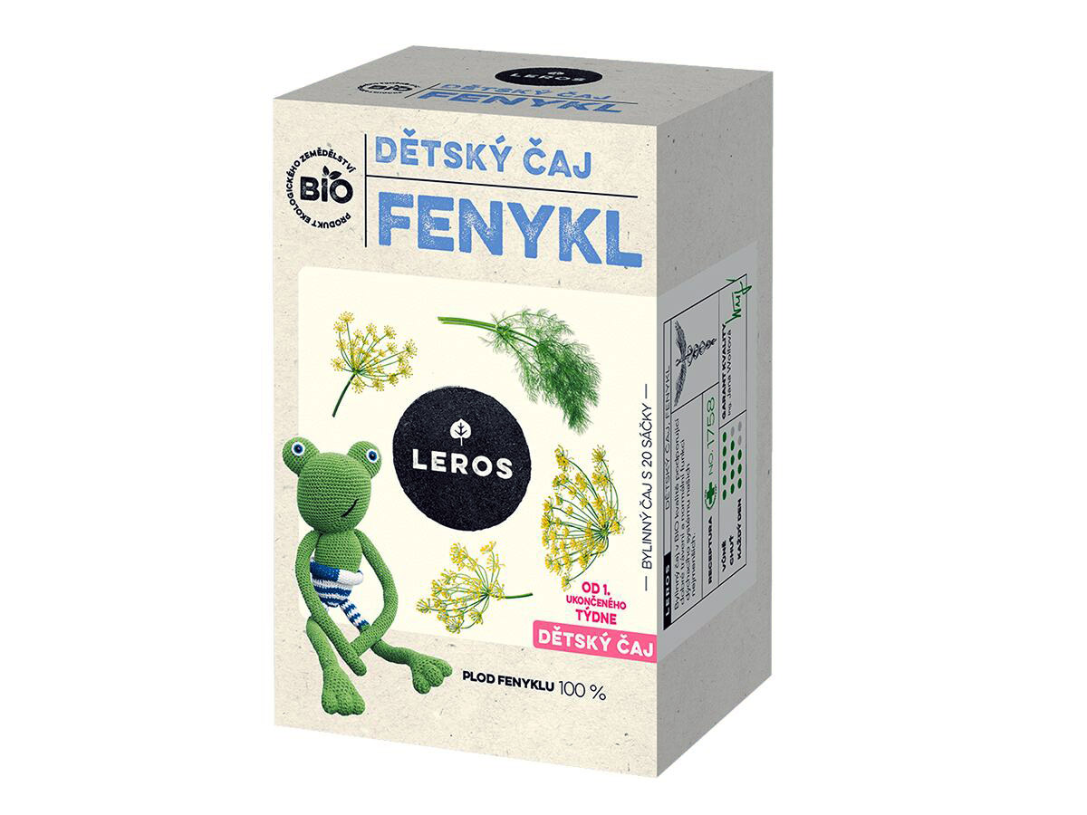 Leros Dětský čaj Fenykl 1t Bio 20x1.5g