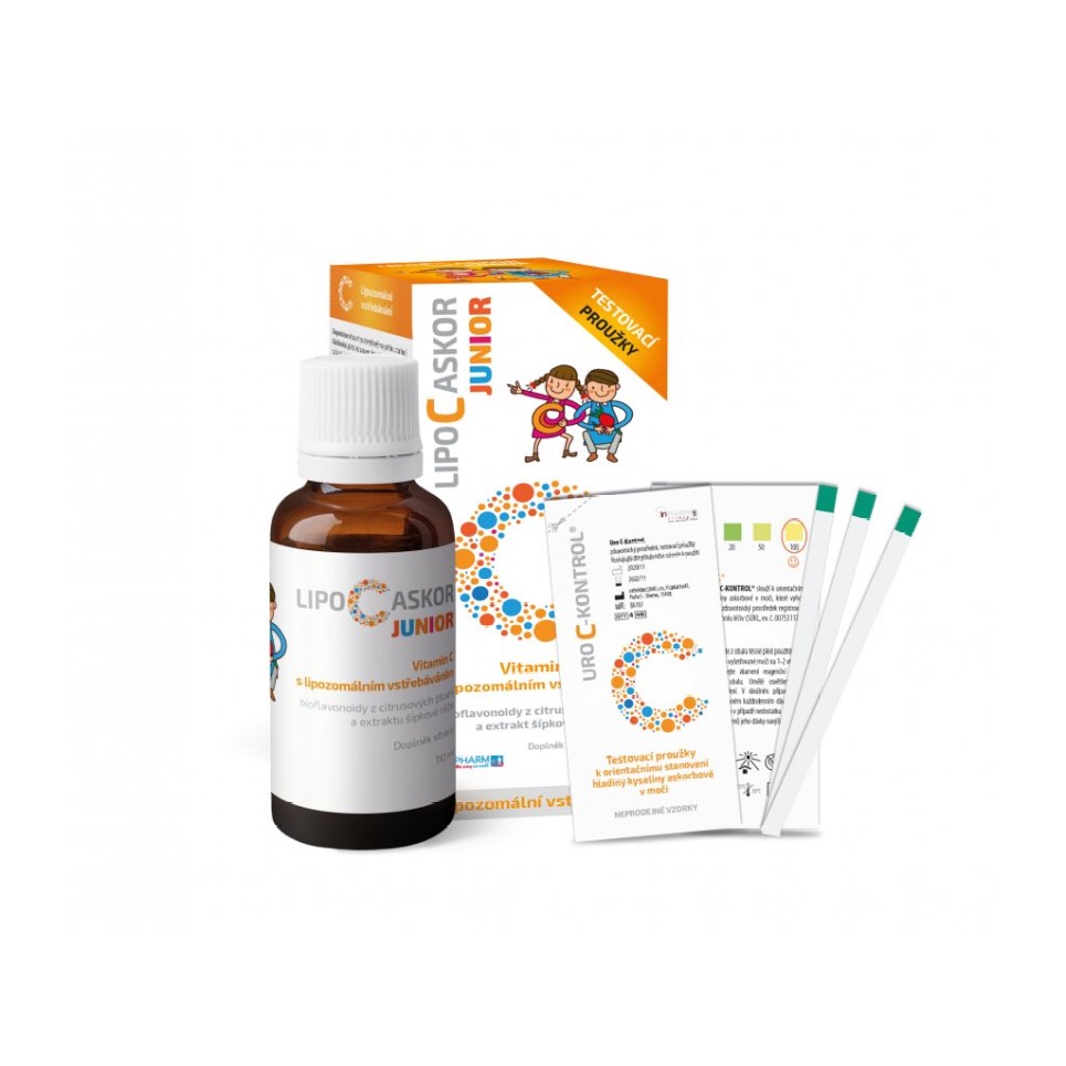 Lipo C Askor Junior Tekutý Lipozomální Vitamín C 110ml