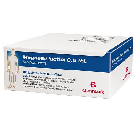 Magnesii Lactici 0,5 Medicamenta 100 tablet