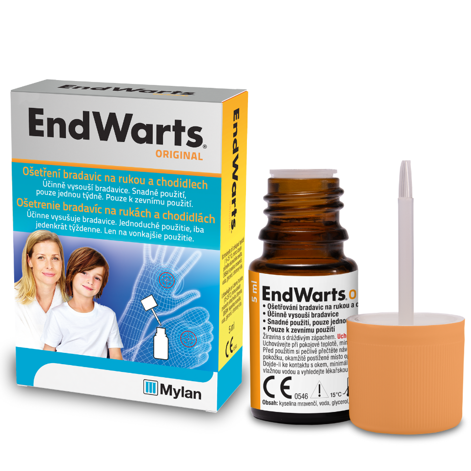 EndWarts ORIGINAL roztok k odstranění bradavic 5 ml