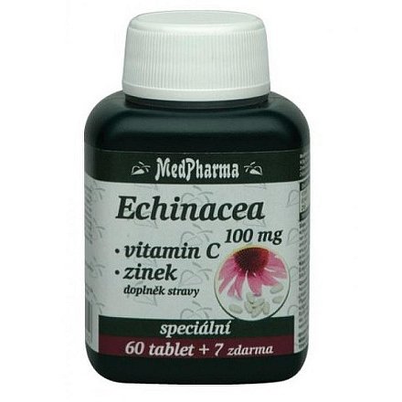 Medpharma Echinacea 100mg+vit.c+zinek Tbl.67