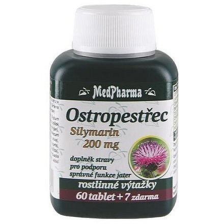 Medpharma Ostropestřec (silymarin 200mg) Tbl.67