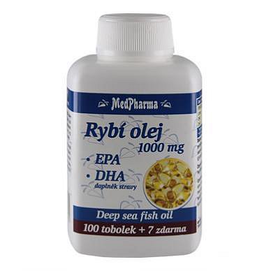Medpharma Rybí Olej 1000mg+epa+dha Tobolek 107
