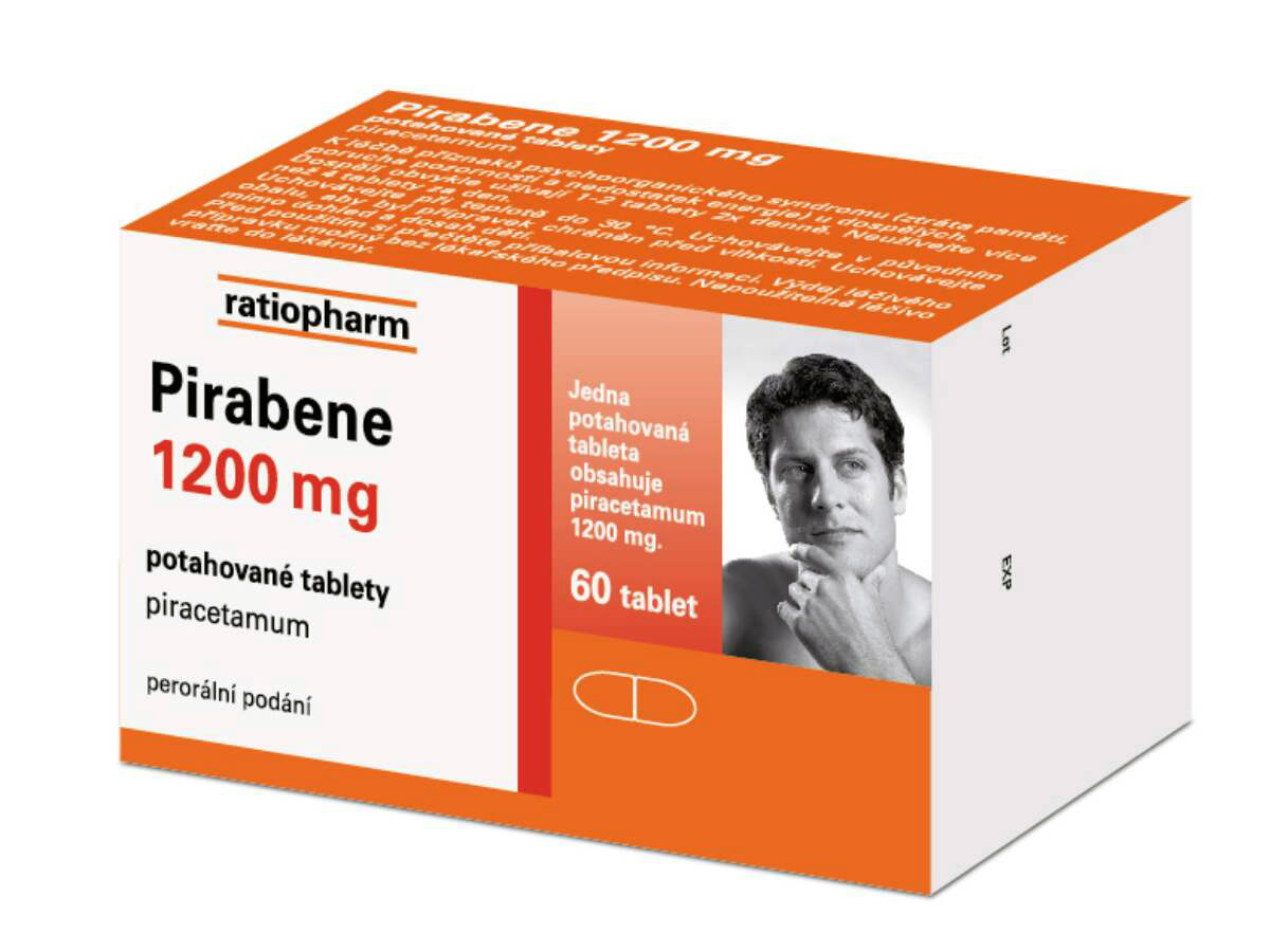 Pirabene 1200mg potahované tablety 60
