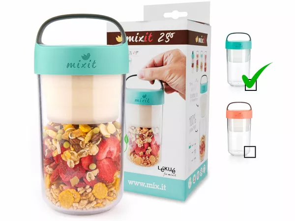 Mixit 2go - Svačinový box (Mintový)