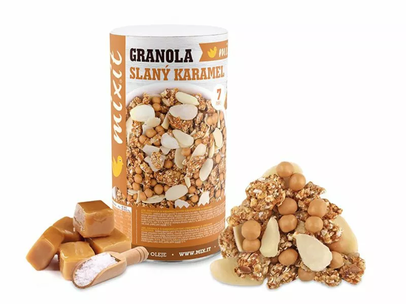 Mixit Granola z pece - Slaný karamel 550g