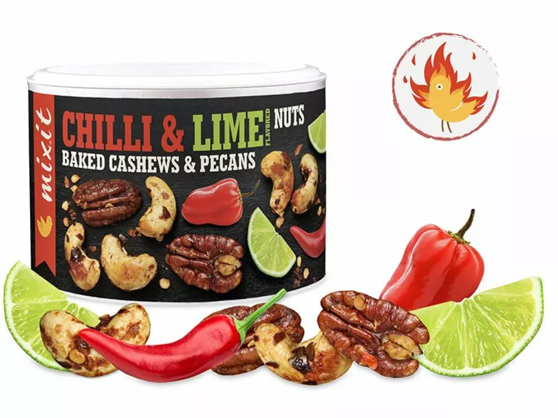 Mixit Oříšky z pece - Habanero chilli a limetka 150g