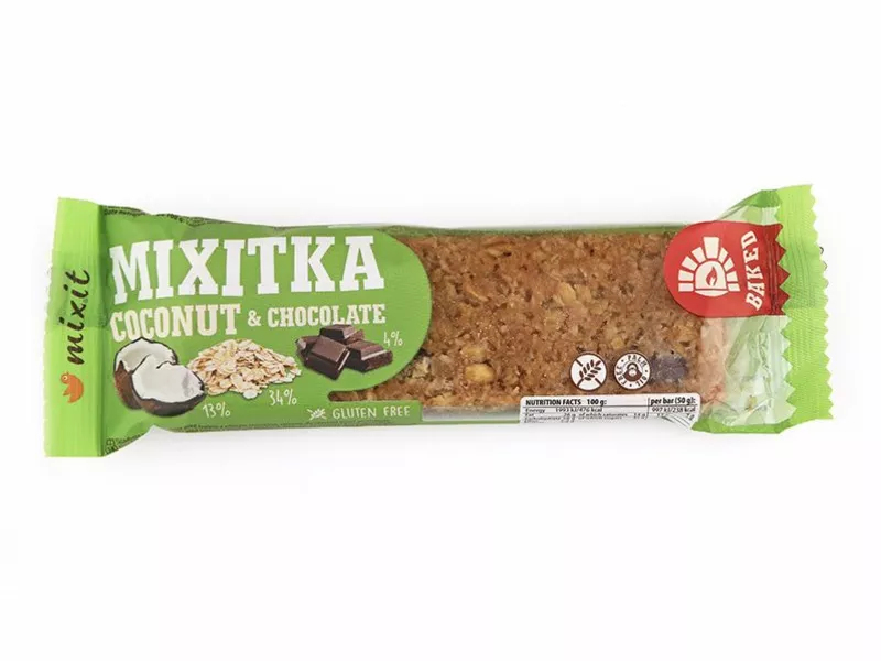 Mixit Mixitka bez lepku - Kokos + čokoláda 50g