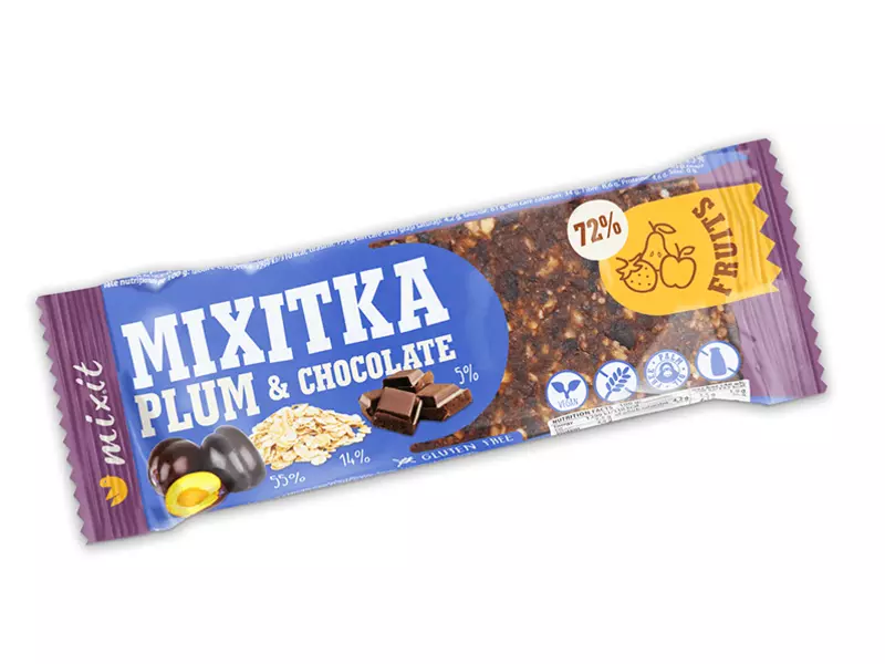 Mixit Mixitka bez lepku - Švestka + Čokoláda 46g